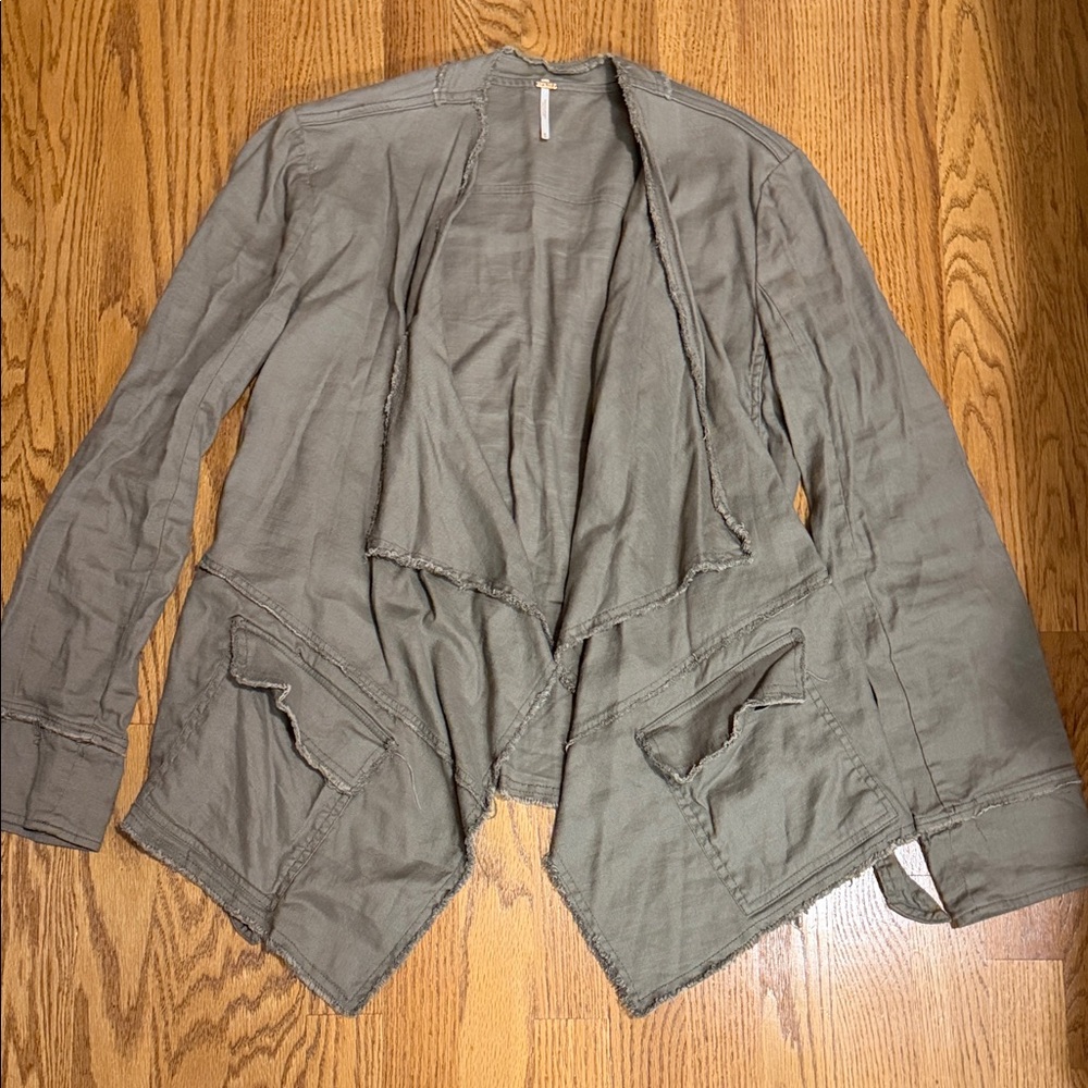 Free People Olive Jacket
